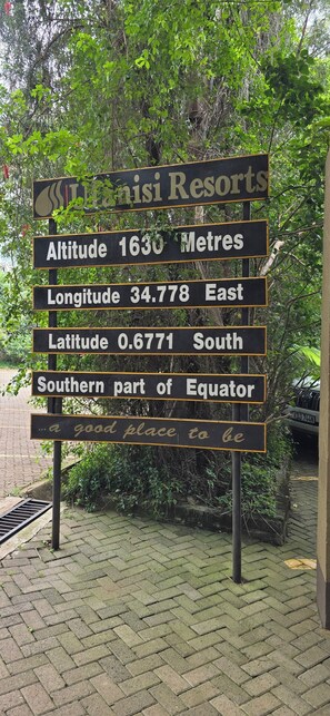 Voorkant van accommodatie