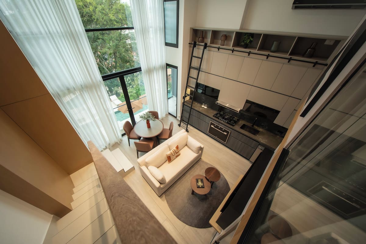 Suite Signature, 1 chambre, terrasse, vue cour intérieure | Vue de la chambre