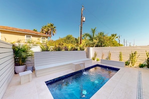 Pool - Stunning, upscale home with private pool and great view - steps to sand (South Padre Island)