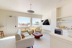 TV - Stunning, upscale home with private pool and great view - steps to sand (South Padre Island)