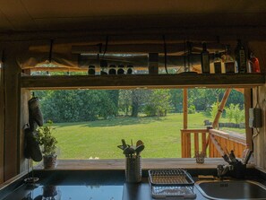 컴포트 코티지, 파티오, 정원 전망 | 전용 주방