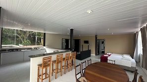 Comfort Room, Patio, Mountain View | Private kitchen