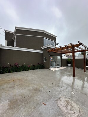 Voorkant van accommodatie