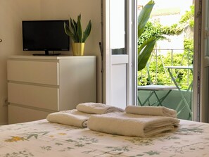 1 soveværelse, strygejern/strygebræt, gratis Wi-Fi, sengetøj