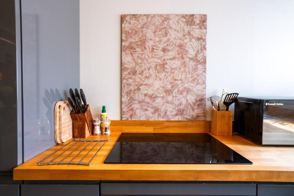 Luxury Cabin, Pets allowed, Garden View | Private kitchen