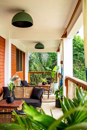 Habitació doble, balcó, vistes al jardí | Wifi gratuïta 