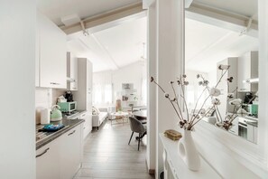 Appartement, vue sur la ville | Aire de séjour