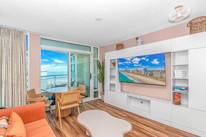Living area - Colorful Coastal Escape | Oceanview + Waterparks (Myrtle Beach)