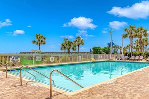 Pool - Colorful Coastal Escape | Oceanview + Waterparks (Myrtle Beach)