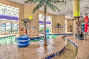Indoor pool, outdoor pool - Colorful Coastal Escape Oceanview + Waterparks (Myrtle Beach)