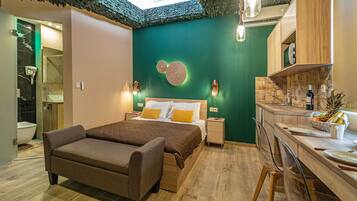 Studiosviitti | Pimennysverhot, silitysrauta/-lauta, ilmainen Wi-Fi