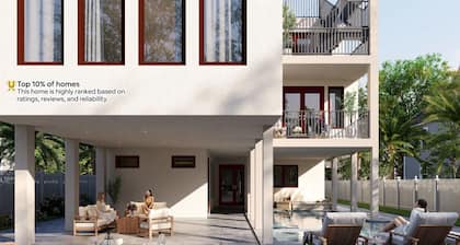 Saltwater spa & pool, Beach@3min walk, Golf cart, Elevator