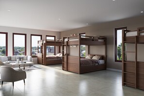 11 habitaciones, escritorio y tabla de planchar con plancha 