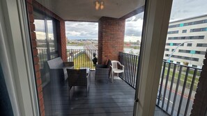 Deluxe appartement, 3 slaapkamers, uitzicht op stad | Terras
