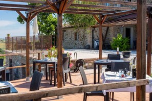 Outdoor dining - Poderino il Sole - Camera Vite (Lajatico)