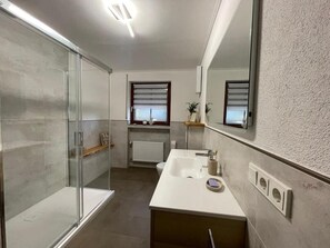 Shower, hair dryer