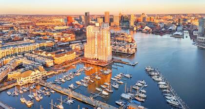 Downtown Baltimore Waterfront 1 Bedroom Luxury Condo