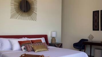 In-room safe, laptop workspace, blackout curtains, iron/ironing board
