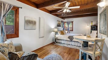 1 bedroom, iron/ironing board, travel crib, free WiFi