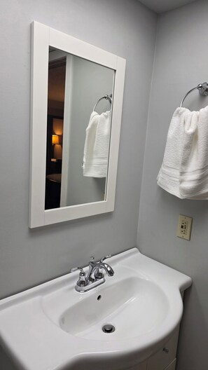 Towels, soap, toilet paper