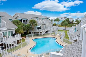 Casa, 1 cama de matrimonio grande con sofá cama (The Salty C Shell) | Piscina