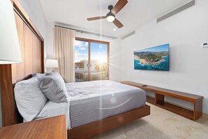 3 bedrooms, iron/ironing board, WiFi, bed sheets - Palmilla Penthouse | Rooftop BBQ & Ocean Views (San José del Cabo)