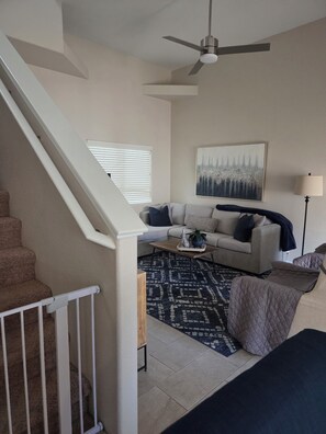 Smart TV, DVD player, books