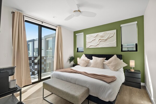 2 bedrooms, iron/ironing board, travel crib, free WiFi