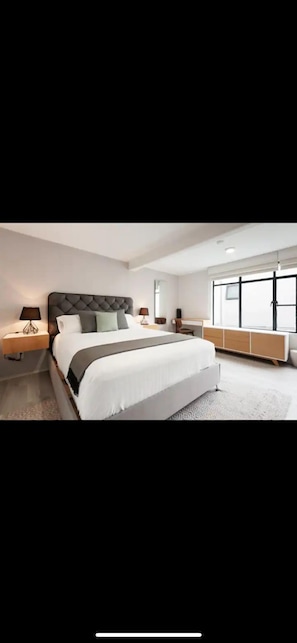 In-room safe, desk, laptop workspace, blackout drapes