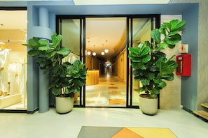 Overnatningsstedets facade