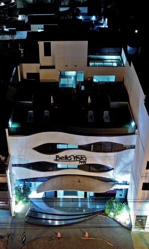 Voorkant van accommodatie