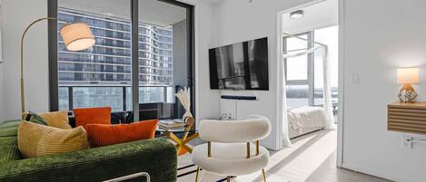 Appartement | Coin séjour | Chaîne hi-fi