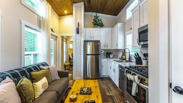 2 Bed/1 Bath - No Pets, Sleeps 4 | Living area | 50-inch Smart TV with digital channels, streaming services