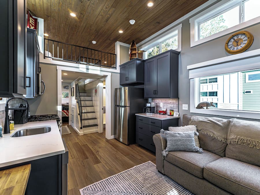 1 Bed/ 1 Bath Bunkhouse w/ Loft -Pet Friendly, Sleeps 6 | Living area | 50-inch Smart TV with digital channels, streaming services