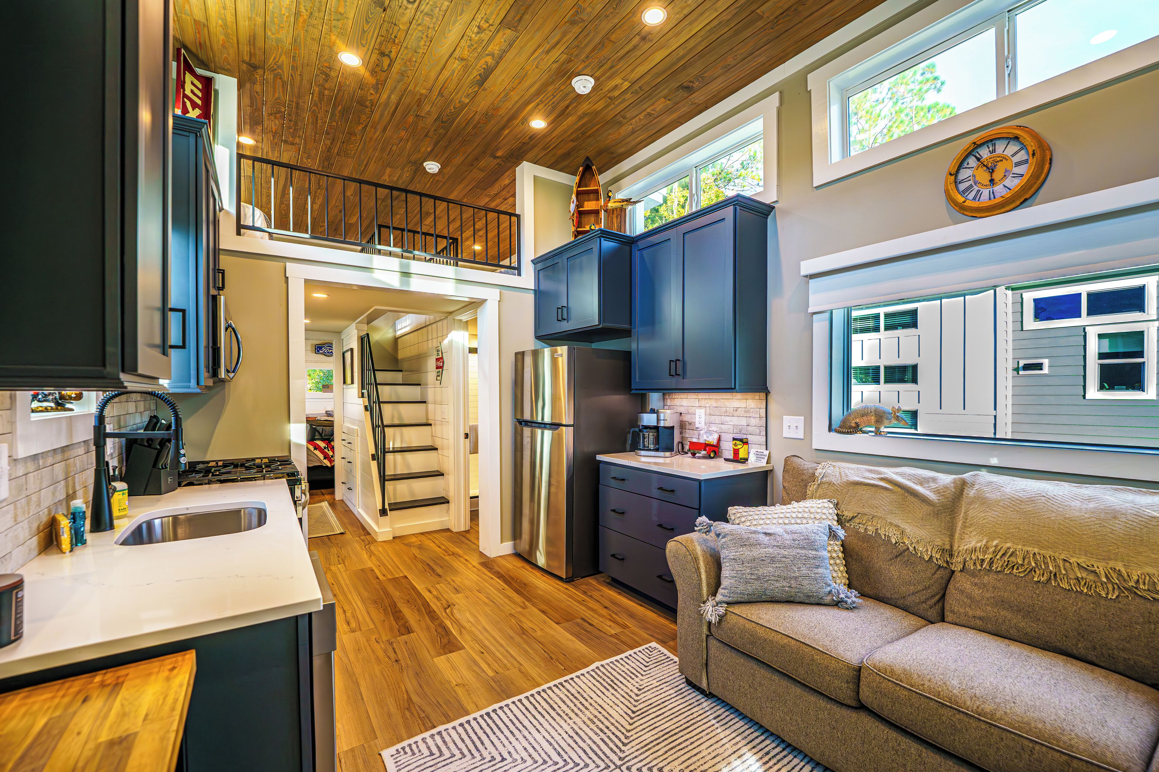 Standard Cabin, 2 Bedrooms, Non Smoking, Patio | Private kitchen | Full-sized fridge, microwave, oven, stovetop