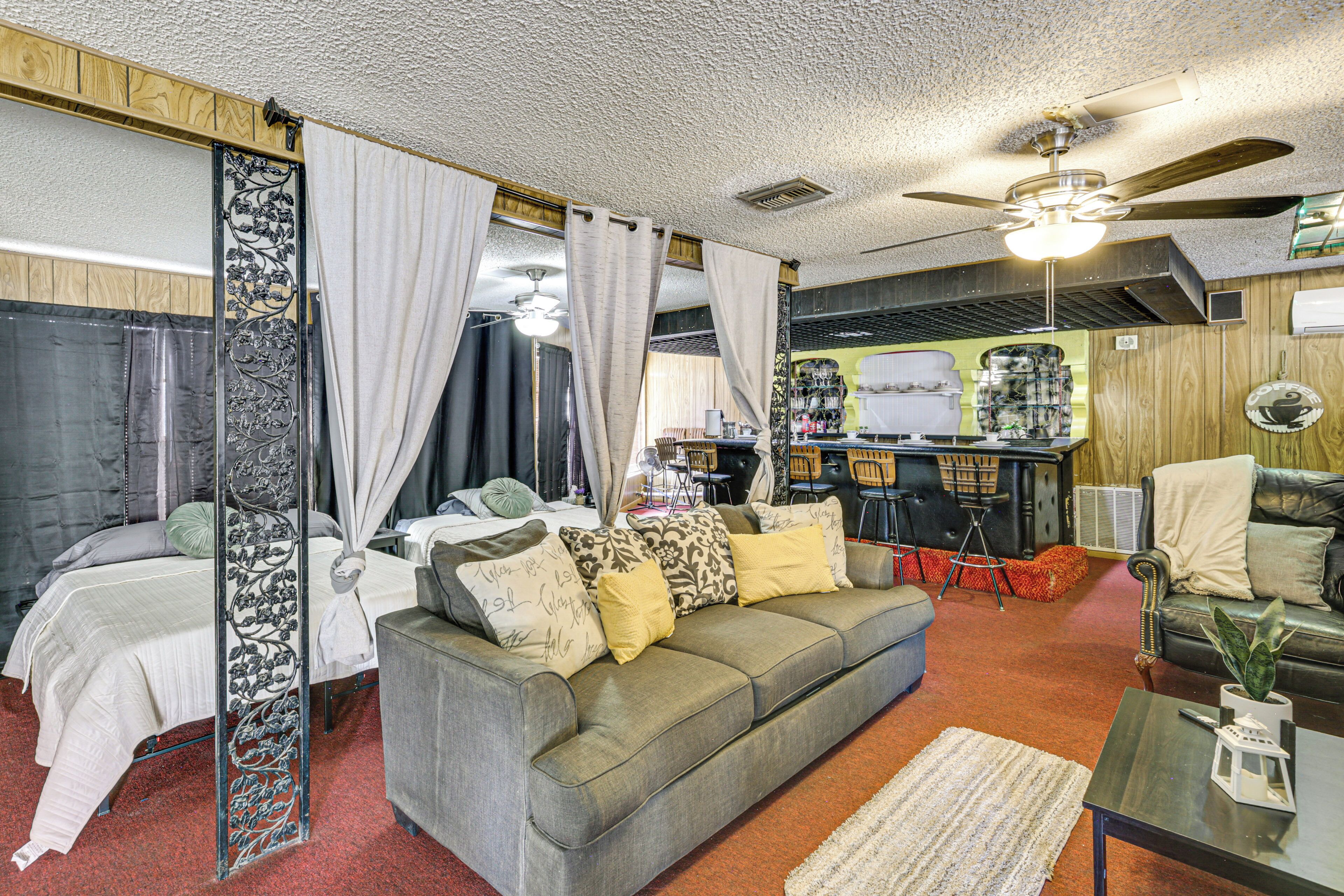 Odessa Vacation Rental | Studio | 1BA | 300 Sq Ft | Step-Free Access