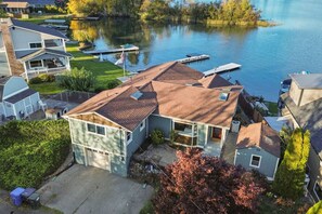 Exterior - Luxury Lakefront Escape | Hot Tub & Private Dock (Spanaway)