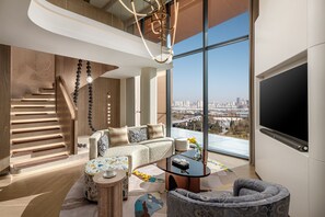 Loft, 1 quarto (Furnished Balcony) | Roupas de cama premium