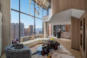 Loft, 1 quarto (Suite) | Roupas de cama premium