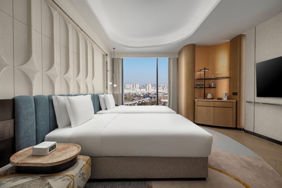 Premium Room, 2 Double Beds | Premium bedding, memory foam beds, free minibar, blackout drapes