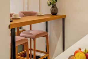 Dining - Staymaster Veridian Serviced 2BHK AC Pool (Calangute)