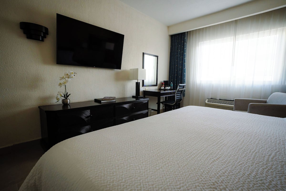 Premium bedding, in-room safe, blackout drapes, iron/ironing board