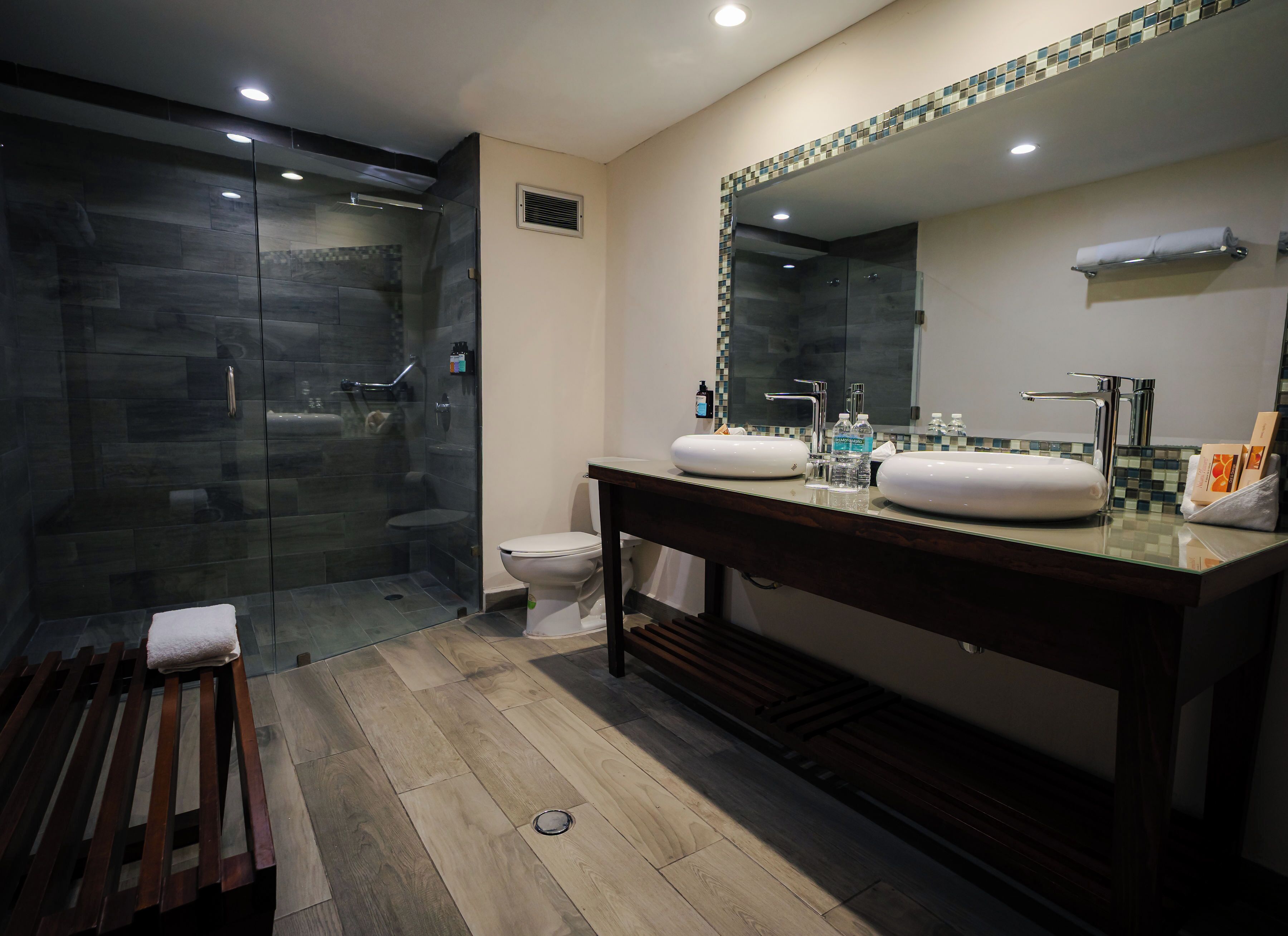 ห้องดีลักซ์สตูดิโอสวีท, วิวทะเล | ห้องน้ำ | ฝักบัว, ไดร์เป่าผม, ผ้าเช็ดตัว, สบู่