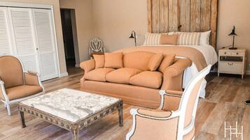 Deluxe-Doppelzimmer, Terrasse, Gartenblick