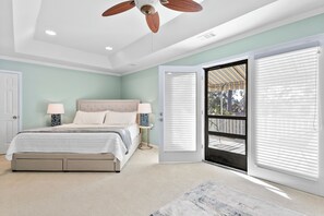 Individually decorated, individually furnished, iron/ironing board