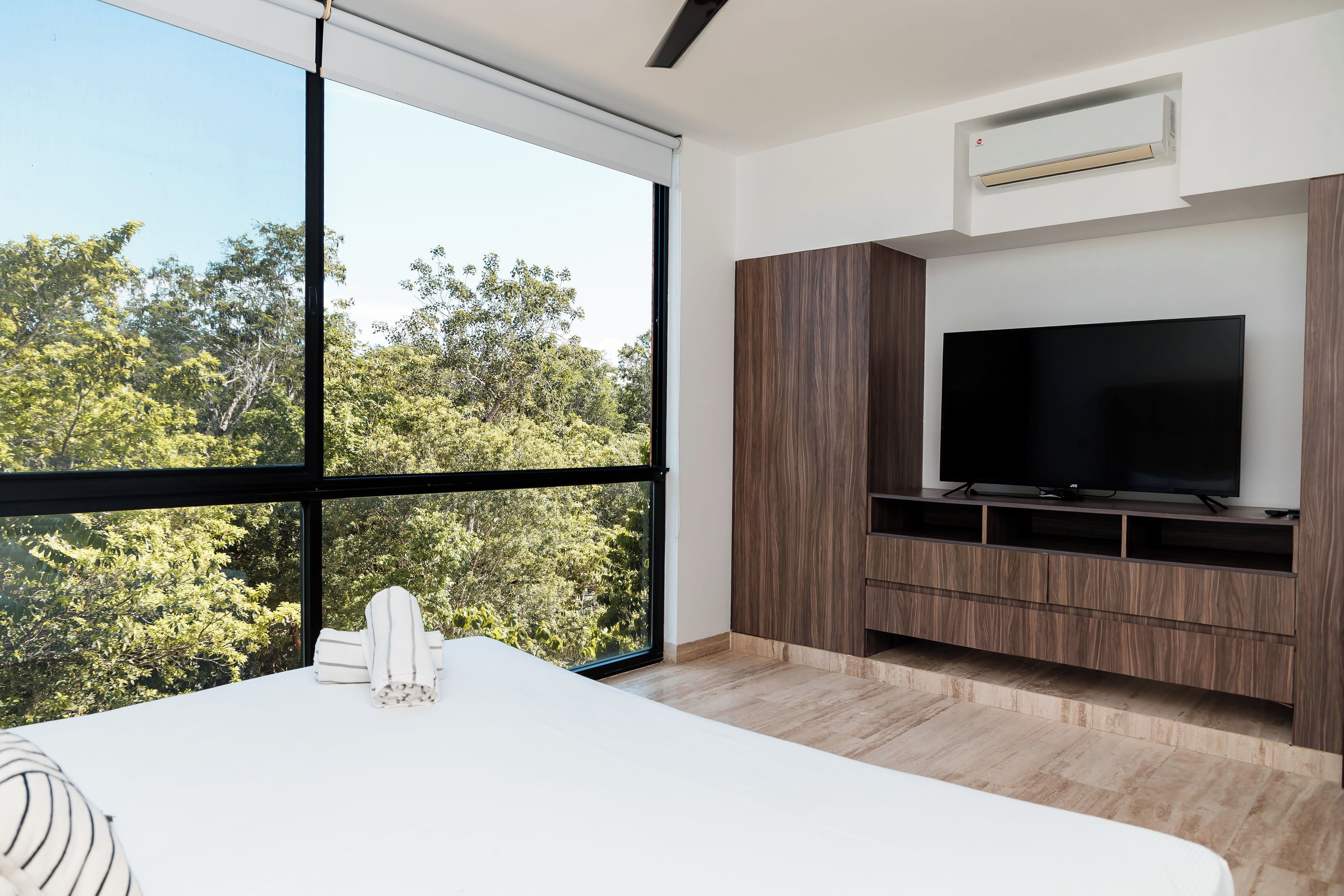 Departamento Deluxe, 2 habitaciones, patio, vista a la ciudad | Wifi gratis 