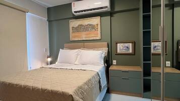 1 dormitorio, tabla de planchar con plancha, wifi gratis y ropa de cama