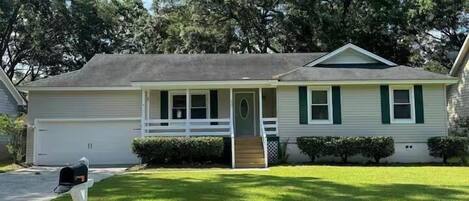 Casa, patio, vista al patio | Vista desde la habitación