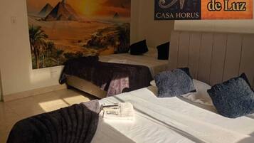 Habitació amb dos llits individuals familiar | Wifi gratuïta