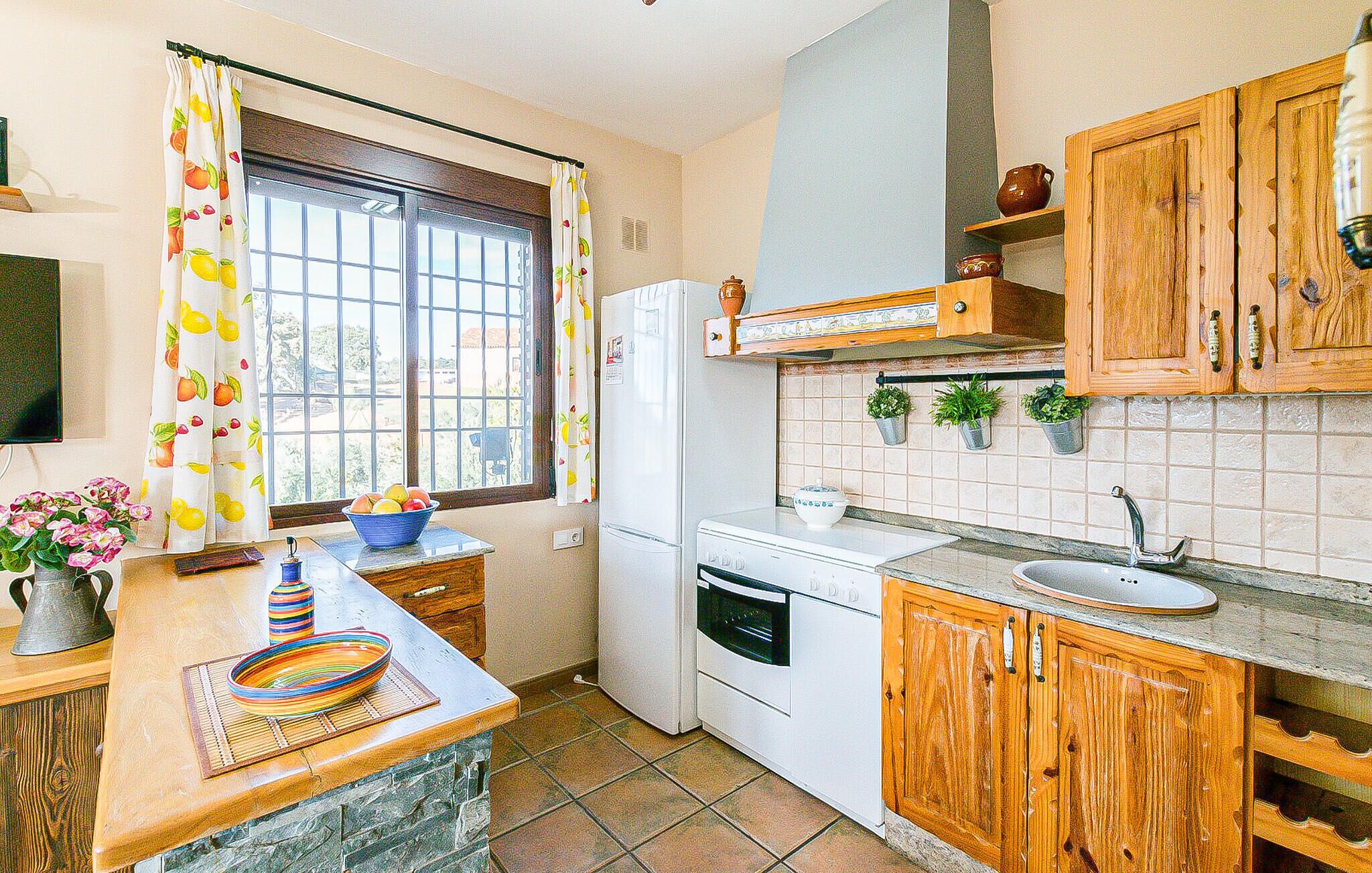 Frigorífico, horno, placa de cocina y lavavajillas